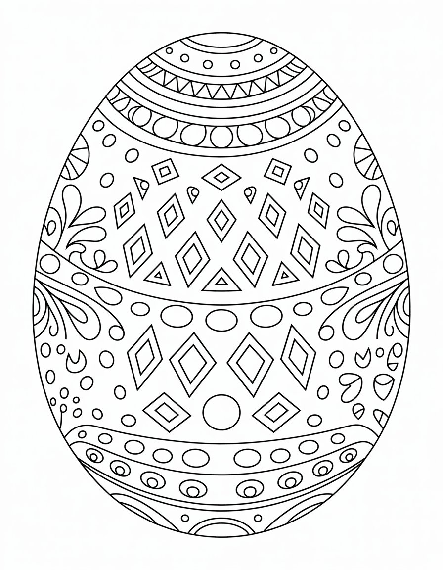 Geometric Easter Egg
